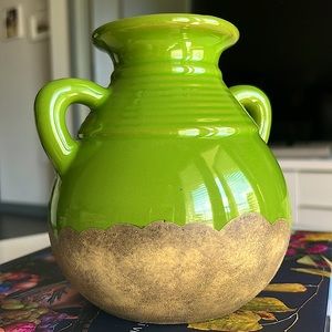 🌻 Southern Living Tuscan Olive Jar Two Handles